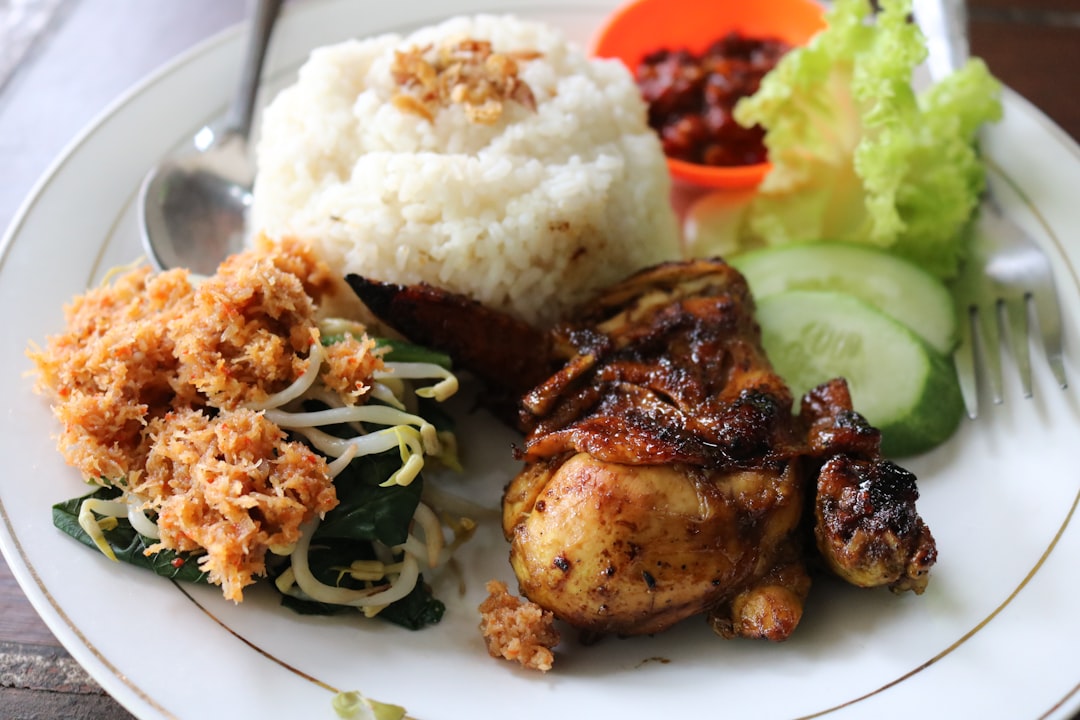 Ilustrasi: A plate of food
