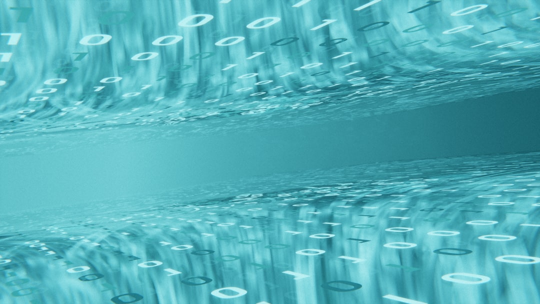Ilustrasi: Digital data flowing through cyberspace.
